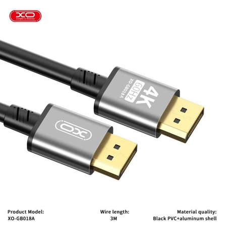 Premium DP to DP 4K 3M Data Veri Aktarım Bağlantı Kablosu (GB018A) Çalışma Oyun Cihaz
