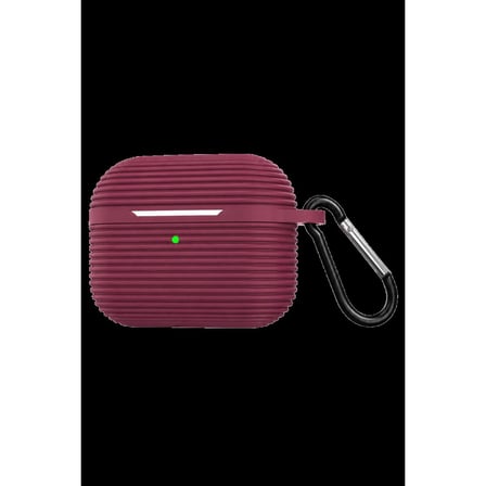 Apple Airpods 4 (4.nesil)/airpods 5 (5.nesil) Raven Silikon Kılıf - Bordo