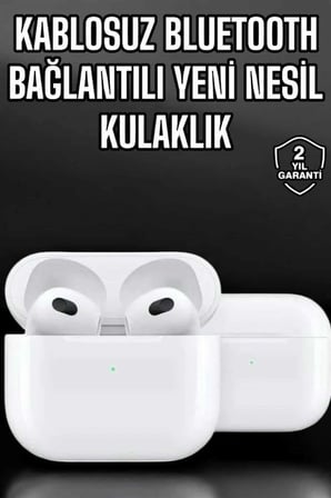 Bluetooth Kulaklık 3.nesil Kablosuz Uzun Pil Ömrü Dokunmatik Kontrol Yeni Nesil