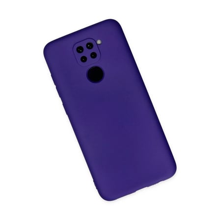 Xiaomi Redmi Note 9 Kılıf Nano İçi Kadife Silikon - Mor