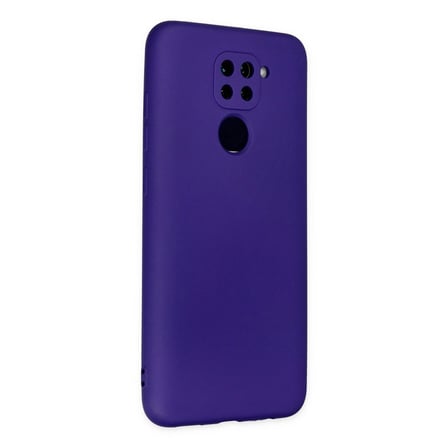 Xiaomi Redmi Note 9 Kılıf Nano İçi Kadife Silikon - Mor
