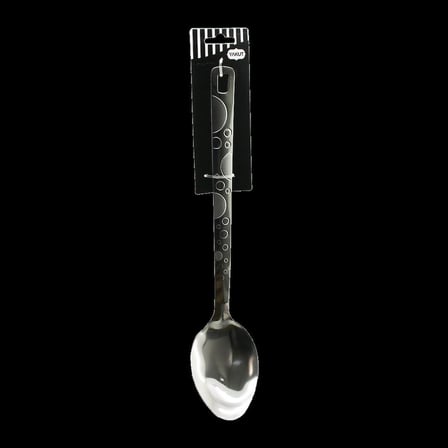 Çelik Servis Kaşık 36 cm Desenli