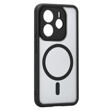 Xiaomi Redmi Note 14 4g Loji Magsafe Kapak - Siyah