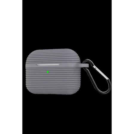 Apple Airpods 4 (4.nesil)/airpods 5 (5.nesil) Raven Silikon Kılıf - Gri