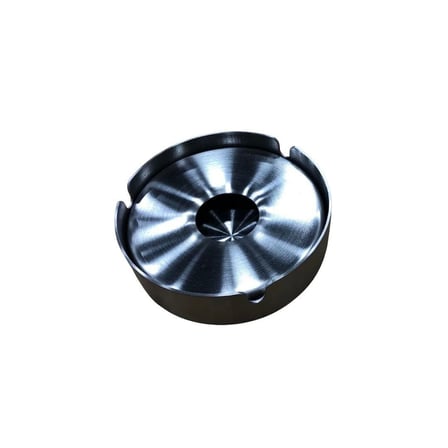 Tekli Büyük Üstü Kapalı Metal Küllük