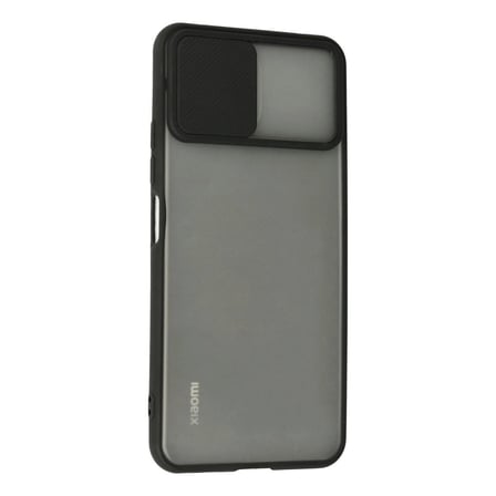 Xiaomi Mi 11 Lite Kılıf Palm Buzlu Kamera Sürgülü Silikon - Siyah