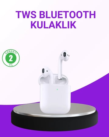 İphone Tüm Modellerle Uyumlu Bluetooth Kulaklık Gürültü Önleyici Stereo