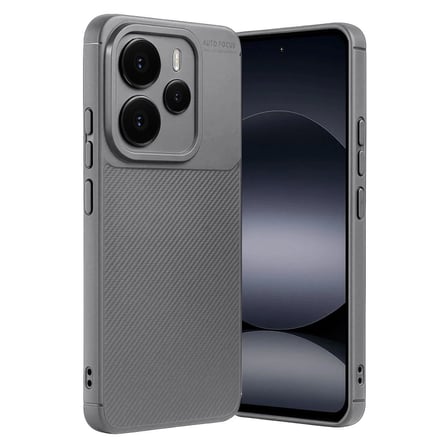 Xiaomi Note 14 5g Auto Focus Karbon Kapak - Gri