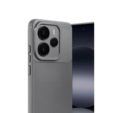 Xiaomi Note 14 5g Auto Focus Karbon Kapak - Gri