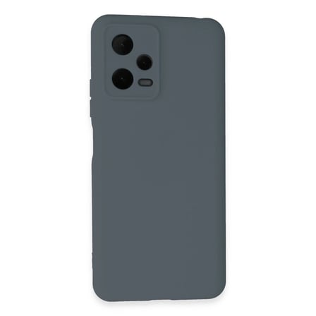 Xiaomi Redmi Note 12 Pro 5g Kılıf Nano İçi Kadife Silikon - Gri