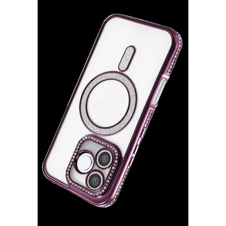 Huawei Honor 600 Lite Joke Simli Magneticsafe Kılıf - Derin Mor