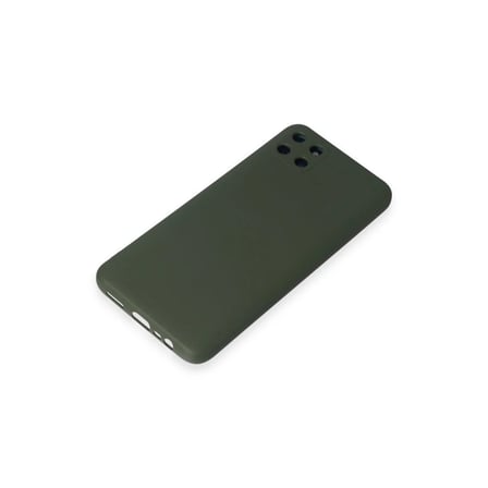 Realme C11 Kılıf Nano İçi Kadife Silikon - Koyu Yeşil