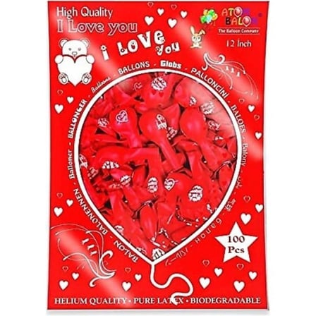 I Love You Seni Seviyorum Balon 100'lü