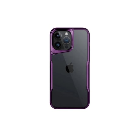 Apple İphone 16 Pro Max Kılıf Boyi Silikon Kapak - Derin Mor