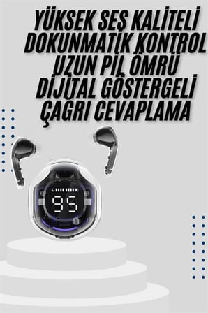 2025 Model Kablosuz Bluetooth Kulaklık Anc Enc Destekli Hifi Stereo