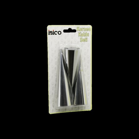 Korneo Metal Kalıp ve Pasta Dekorasyon Aparatı (Çap 3.4 cm, Uzunluk 12 cm)