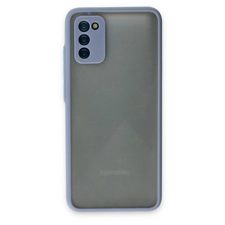 Samsung Galaxy A02s Kılıf Montreal Silikon Kapak - Gri