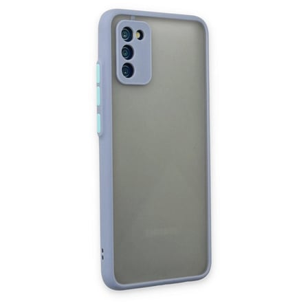 Samsung Galaxy A02s Kılıf Montreal Silikon Kapak - Gri