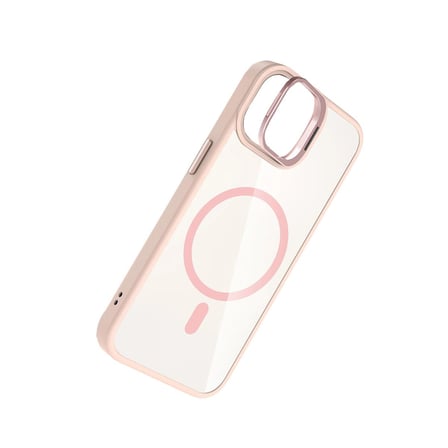 Joko Apple Uyumlu İphone 11 Remim Lensli Magsafe Standlı Kapak - Pembe
