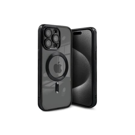 Apple İphone 15 Pro Kılıf Kross Magneticsafe Kapak - Siyah