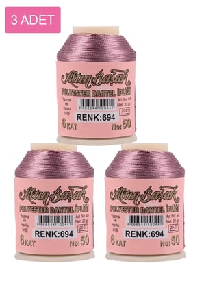 Royaleks Altınbaşak Nakış İpliği 694 Al Kırmızı 20 gr 6 Kat %100 Polyester