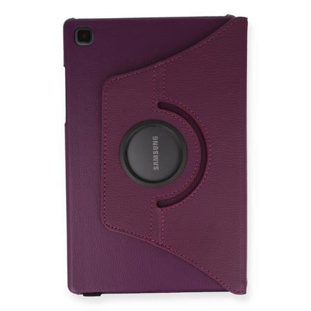 Samsung Galaxy T500 Tab A7 10.4 Kılıf 360 Tablet Deri Kılıf - Mürdüm