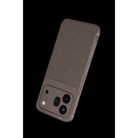 Huawei Honor 600 Pro Auto Focus Karbon Kapak - Gri