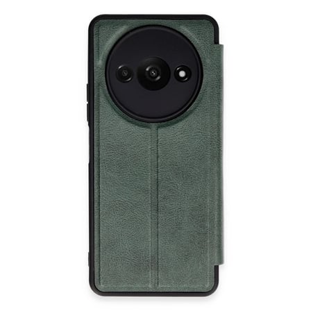 Xiaomi Redmi A3 4g Kılıf Flip Cover - Koyu Yeşil