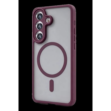 Samsung Galaxy A17 5g Loji Magsafe Kapak - Bordo