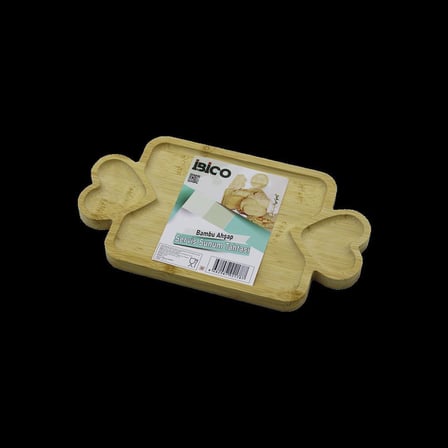 Bambu Ahsap Servis Tepsisi 25X14 Cm 3 Bolmeli Sunum Tahtasi