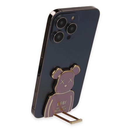 Royaleks Astro Stand Ayıcık Telefon Standı Açık Mavi