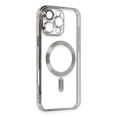 Apple İ̇Phone 16 Pro Kilif Kross Magneticsafe Kapak Titan Gri