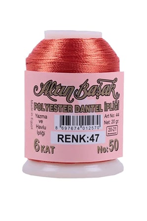Royaleks Altınbaşak 3'lü Nakış İpi Seti 20 gr 6 Kat Polyester Dantel İpliği