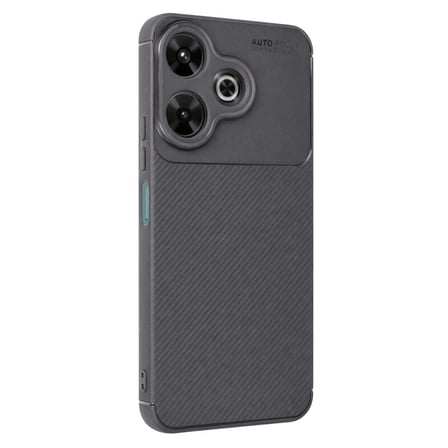 Xiaomi Redmi 13 4g Kılıf Auto Focus Karbon Kapak - Gri
