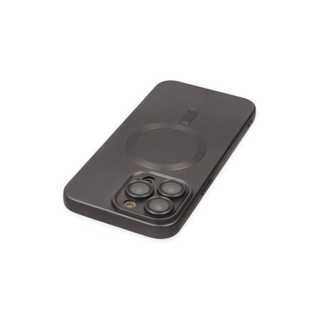 Apple İphone 13 Pro Kılıf Moshi Lens Magneticsafe Silikon - Füme