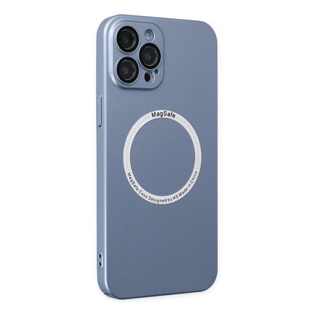Apple İphone 12 Pro Kılıf Jack Magneticsafe Lens Silikon - Sierra Blue