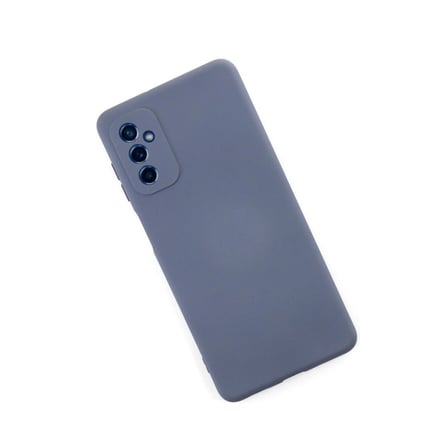Samsung Galaxy M52 5g Kılıf Nano İçi Kadife Silikon - Gri