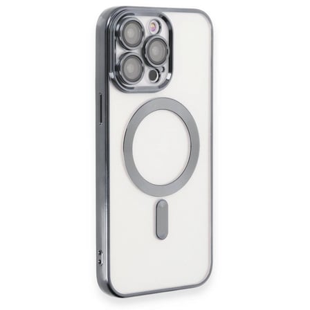 Apple İphone 15 Pro Kılıf Kross Magneticsafe Kapak - Titan Gri