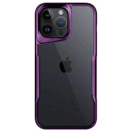 Apple İphone 15 Pro Max Kılıf Boyi Silikon Kapak - Derin Mor