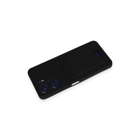 Xiaomi Redmi 13c Kılıf Kelvin Kartvizitli Silikon - Siyah