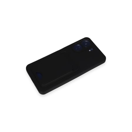 Xiaomi Redmi 13c Kılıf Kelvin Kartvizitli Silikon - Siyah