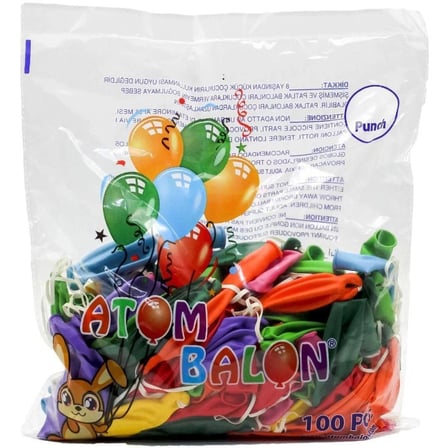 Lastikli Balon ( 100'lü)