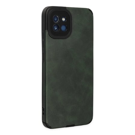 Samsung Galaxy A03 Kılıf Loop Deri Silikon - Yeşil