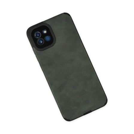 Samsung Galaxy A03 Kılıf Loop Deri Silikon - Yeşil
