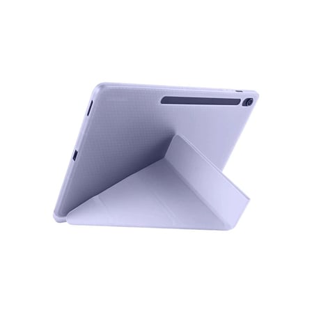 Apple İpad Pro 11 (2024) Kılıf Kalemlikli Hugo Tablet Kılıfı - Lila