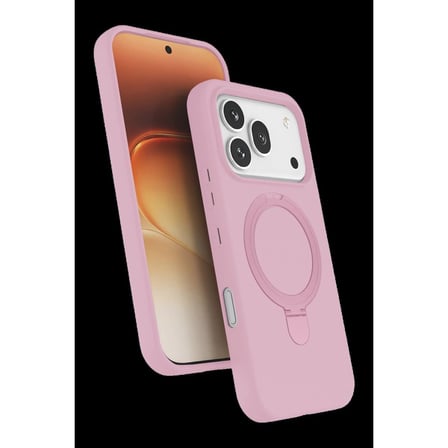 Huawei Honor 600 Regal Magsafe Standlı Kapak - Açık Pembe