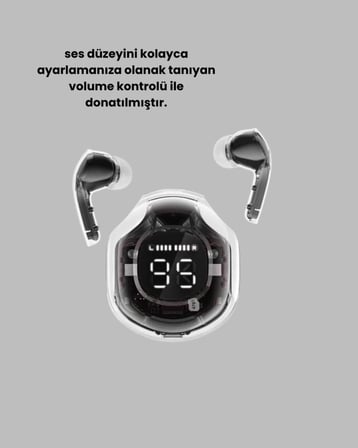 Kablosuz Şarj Destekli Hafif Ve Güçlü Kulaklık
