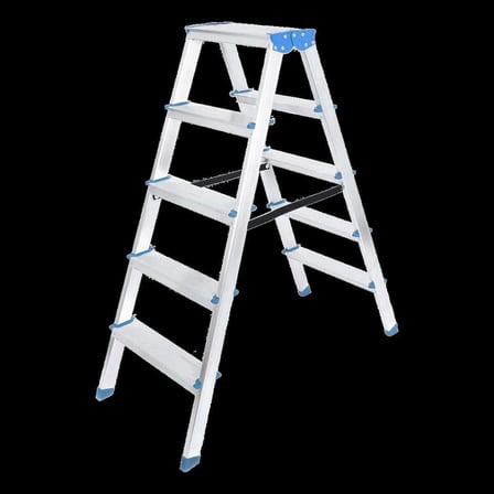 Çift Basamaklı Alüminyum Merdiven 115 cm (5+5)