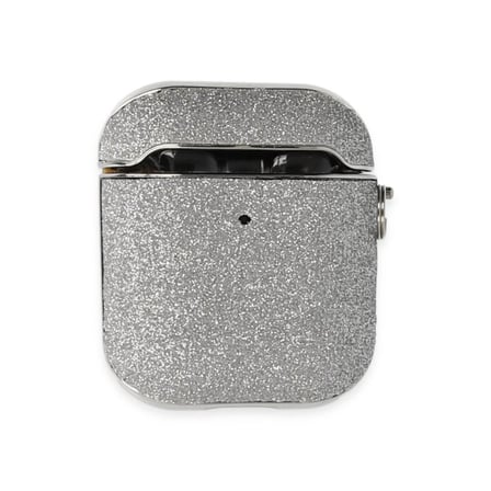 Apple Airpods 2 (2.nesil) Spell Simli Kılıf - Gümüş