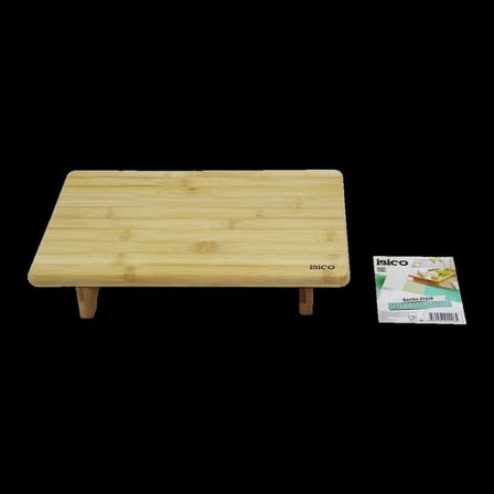 Bambu Ahşap Dikdörtgen Sunum Panosu 32.5X21.5 Cm Ayaklı 5 Cm